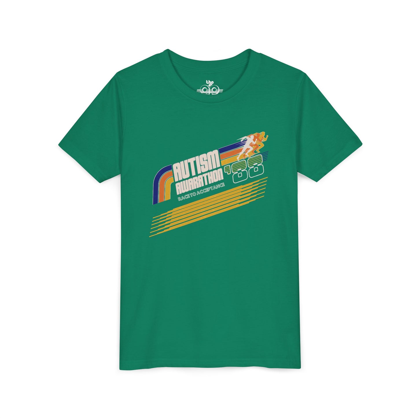 Autism Awarathon - Race to Acceptance - Youth Unisex Short Sleeve Tee