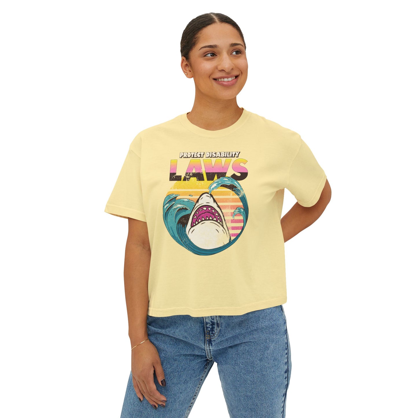 Protect Disability Laws - Women's Boxy Tee