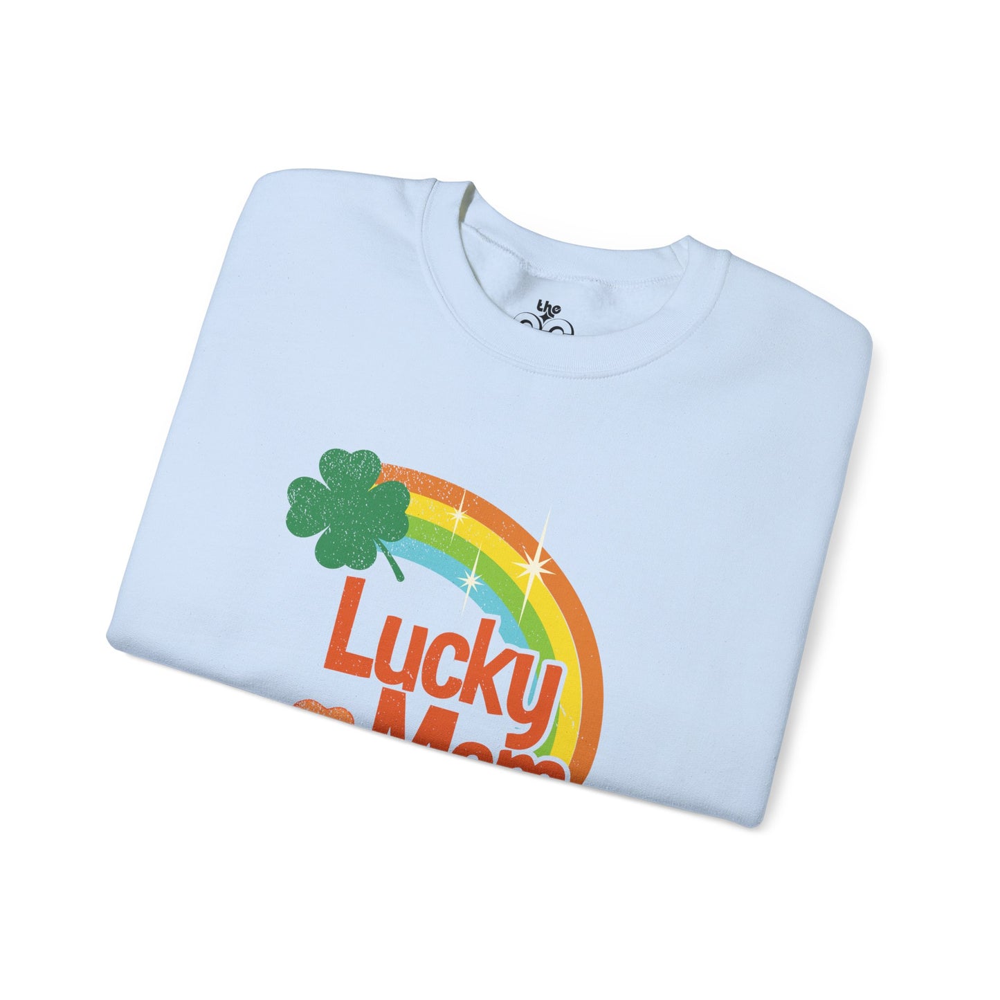 Lucky Mom to an Autistic Kid - Adult Unisex Heavy Blend™ Crewneck Sweatshirt