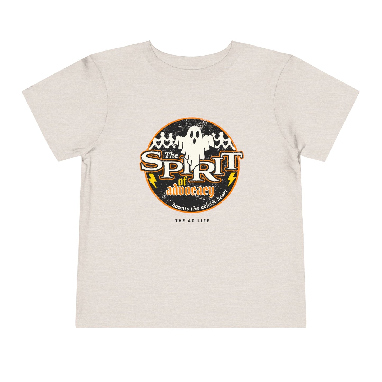 The Spirit of Advocacy (Haunts the Ablelist Heart) - Halloween - Toddler Unisex Tee