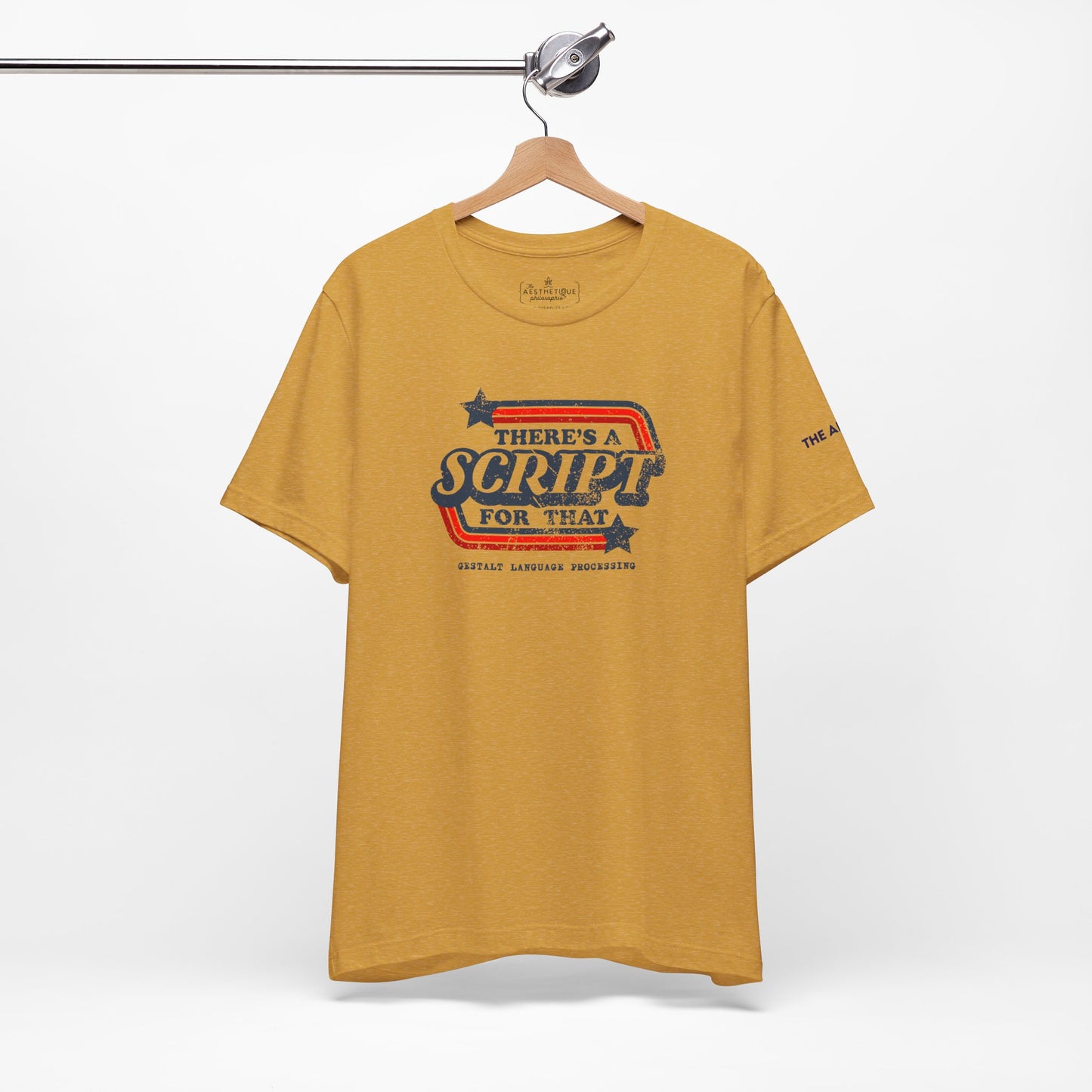 Vintage Script Graphic Tee - Perfect for Casual Wear