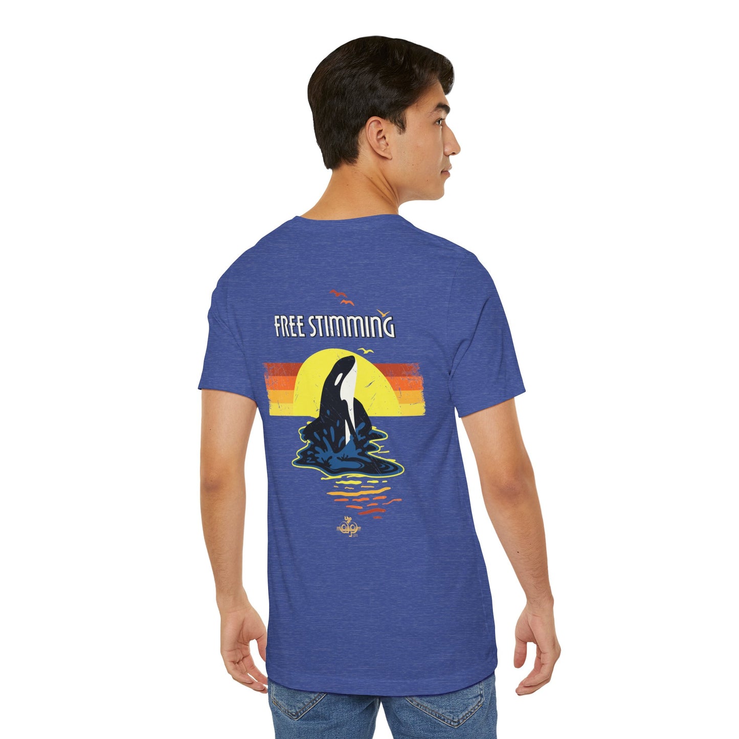 Free Stimming - Orca - Adult Unisex Jersey Short Sleeve Tee