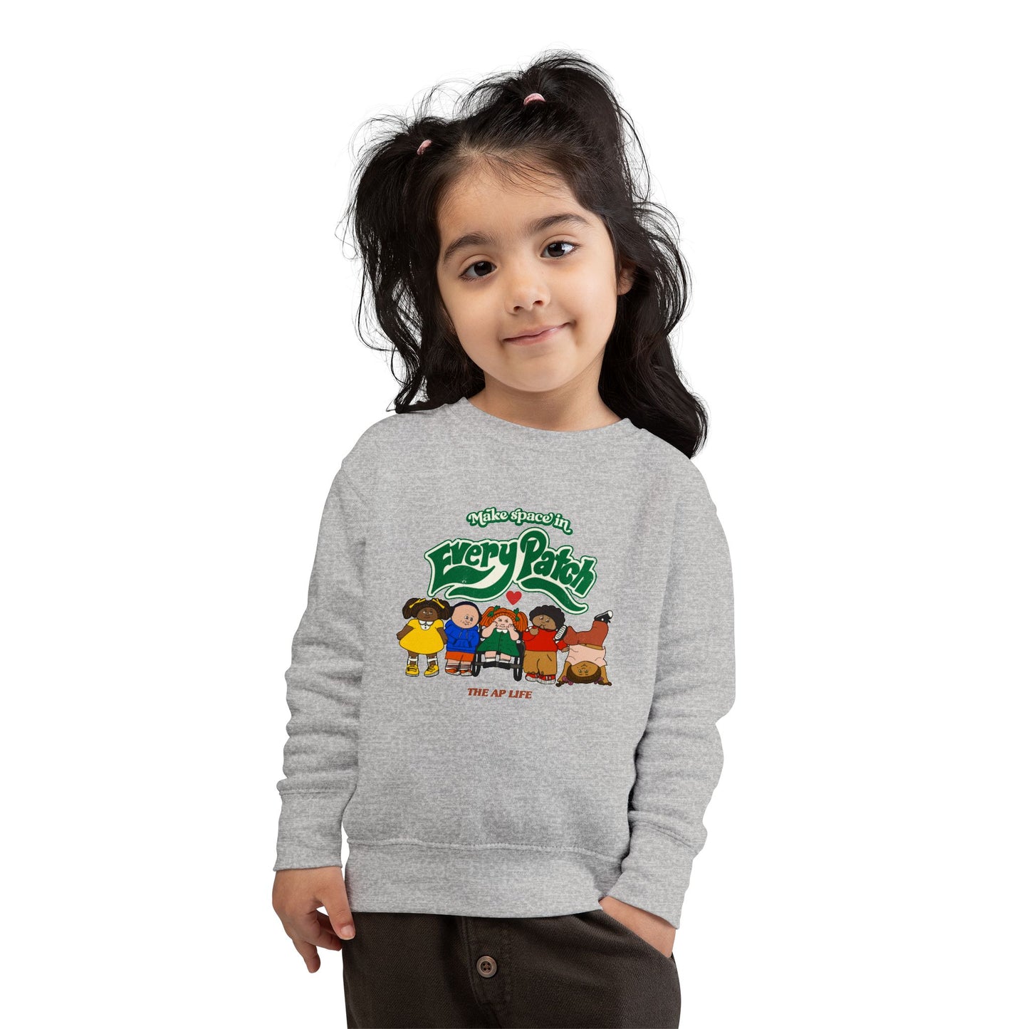 Make Space in Every Patch - Inclusion Matters - Toddler Sweatshirt