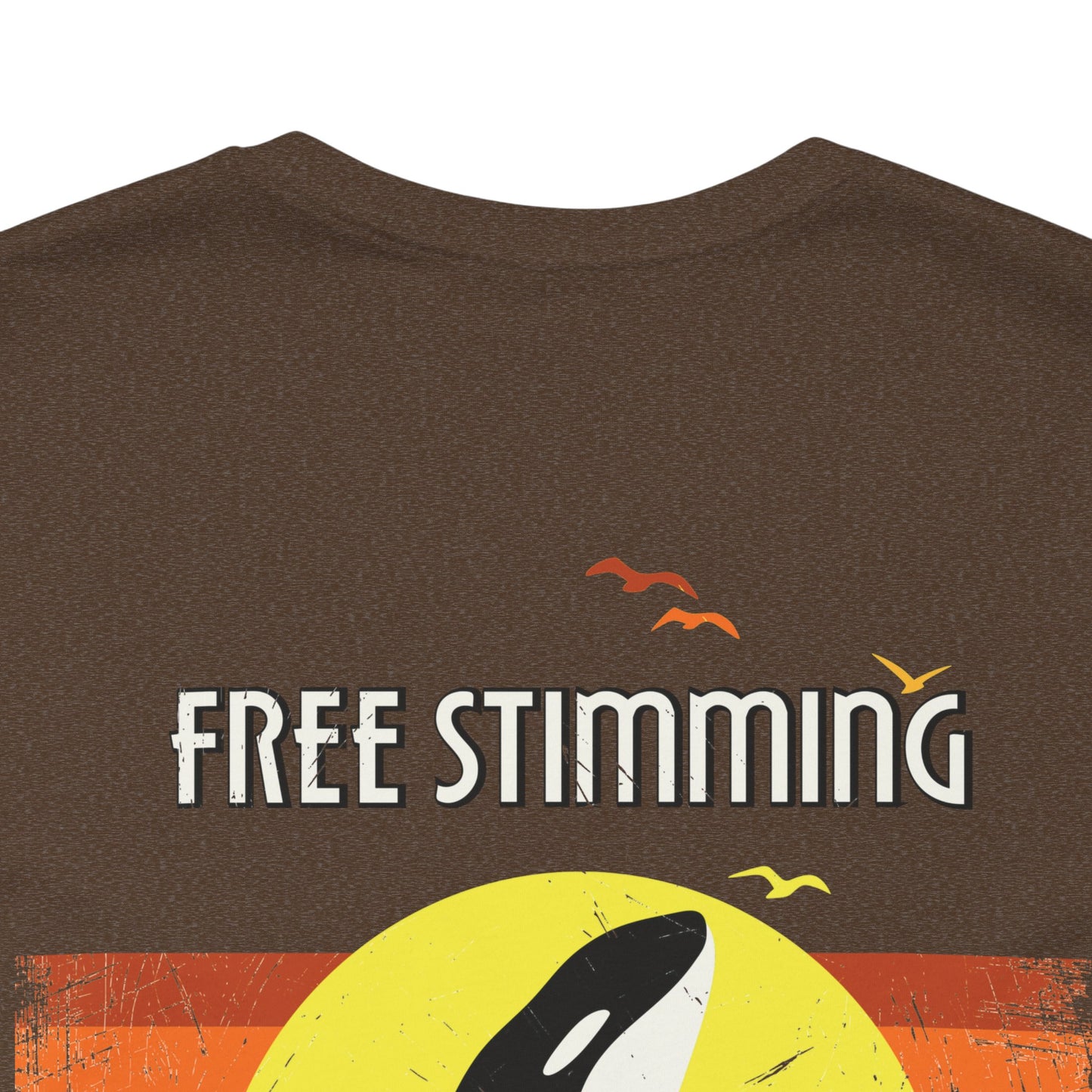 Free Stimming - Orca - Adult Unisex Jersey Short Sleeve Tee
