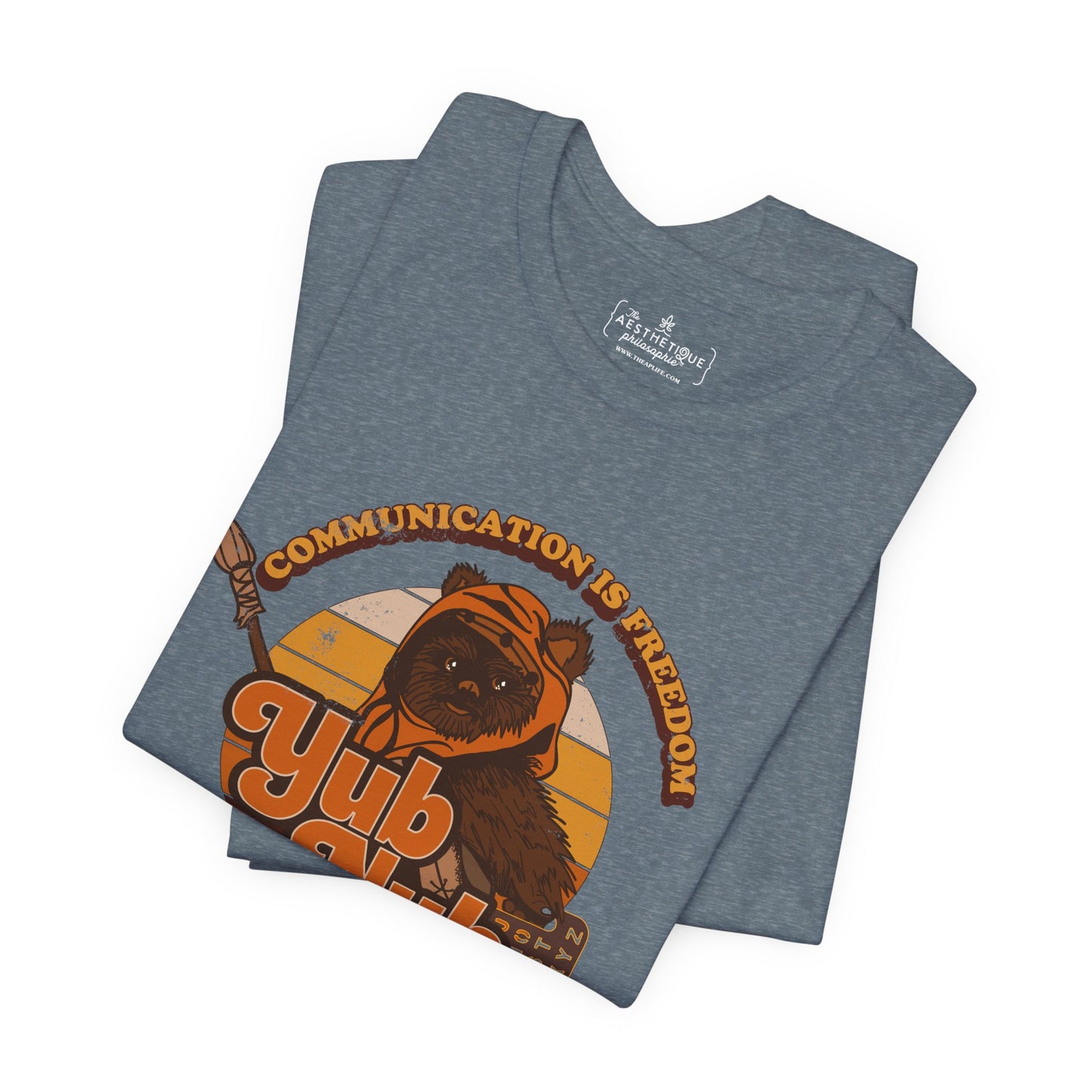 Communication is Freedom - Yub Nub - S2C - Adult Unisex Jersey Short Sleeve Tee