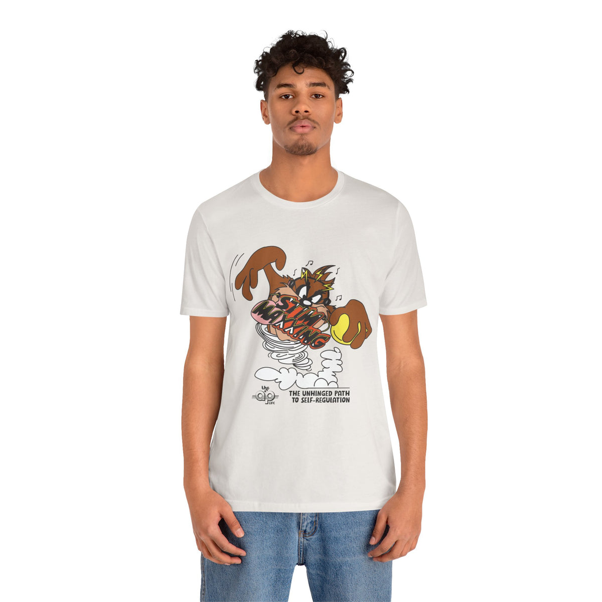 Stim Maxxing - The Unhinged Path to Self-Regulation - Adult Unisex Jersey Short Sleeve Tee