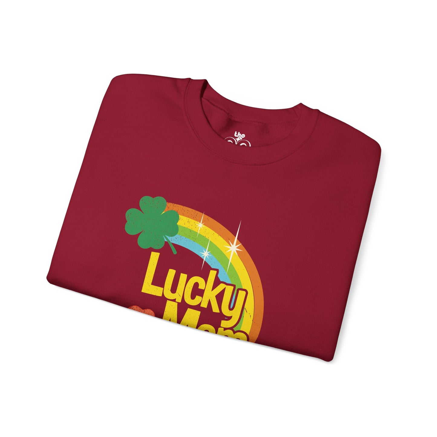 Lucky Mom to an Autistic Kid - Adult Unisex Heavy Blend™ Crewneck Sweatshirt
