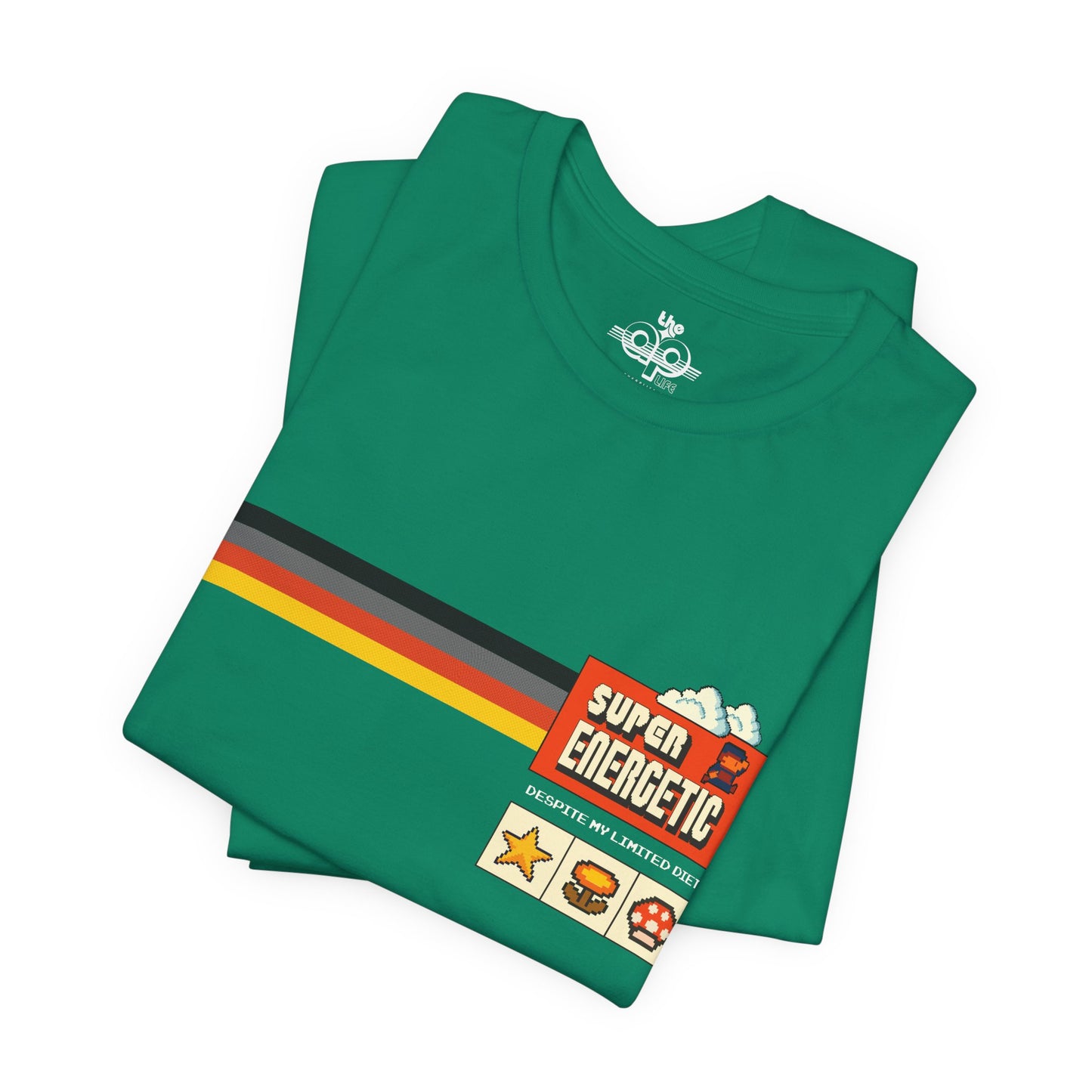 Super Energetic Despite My Limited Diet - Adult Unisex Jersey Short Sleeve Tee
