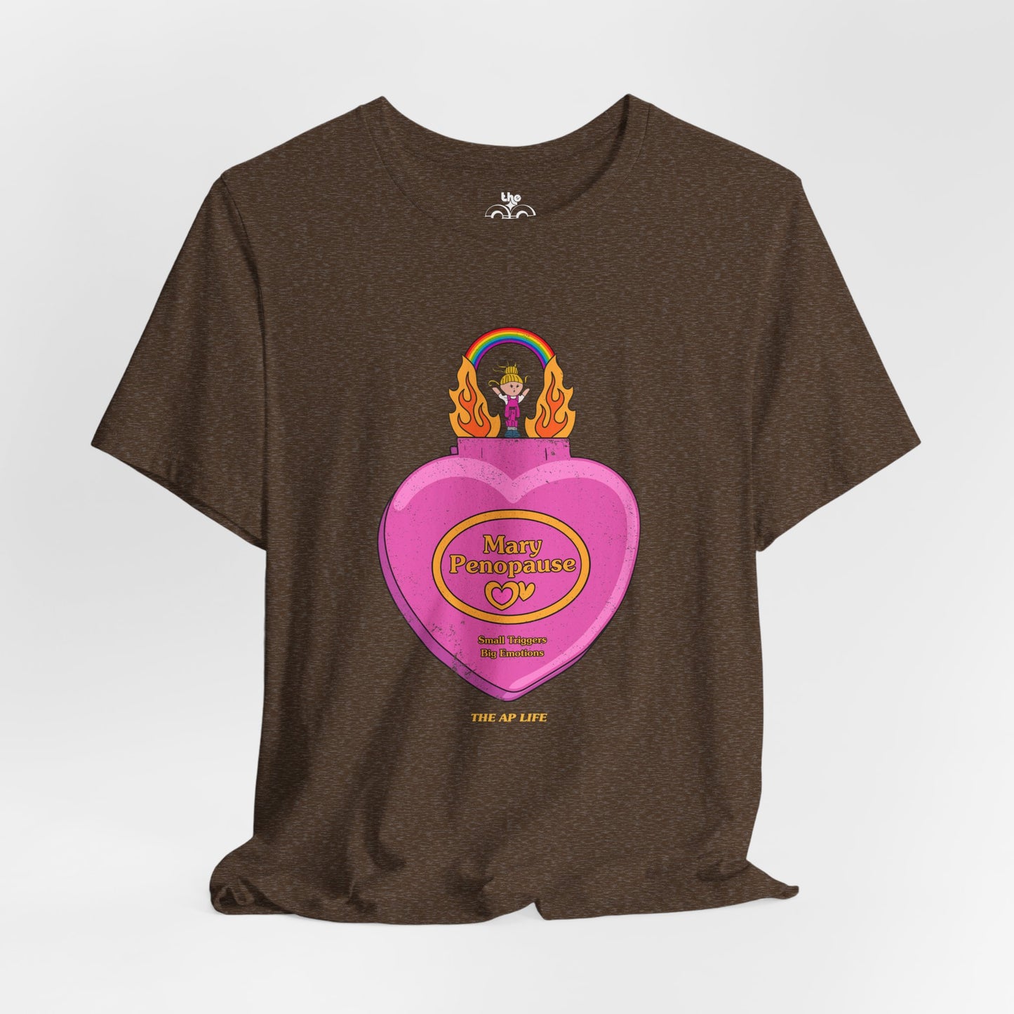 Mary Penopause - Small Triggers, Big Emotions - Adult Unisex Jersey Short Sleeve Tee