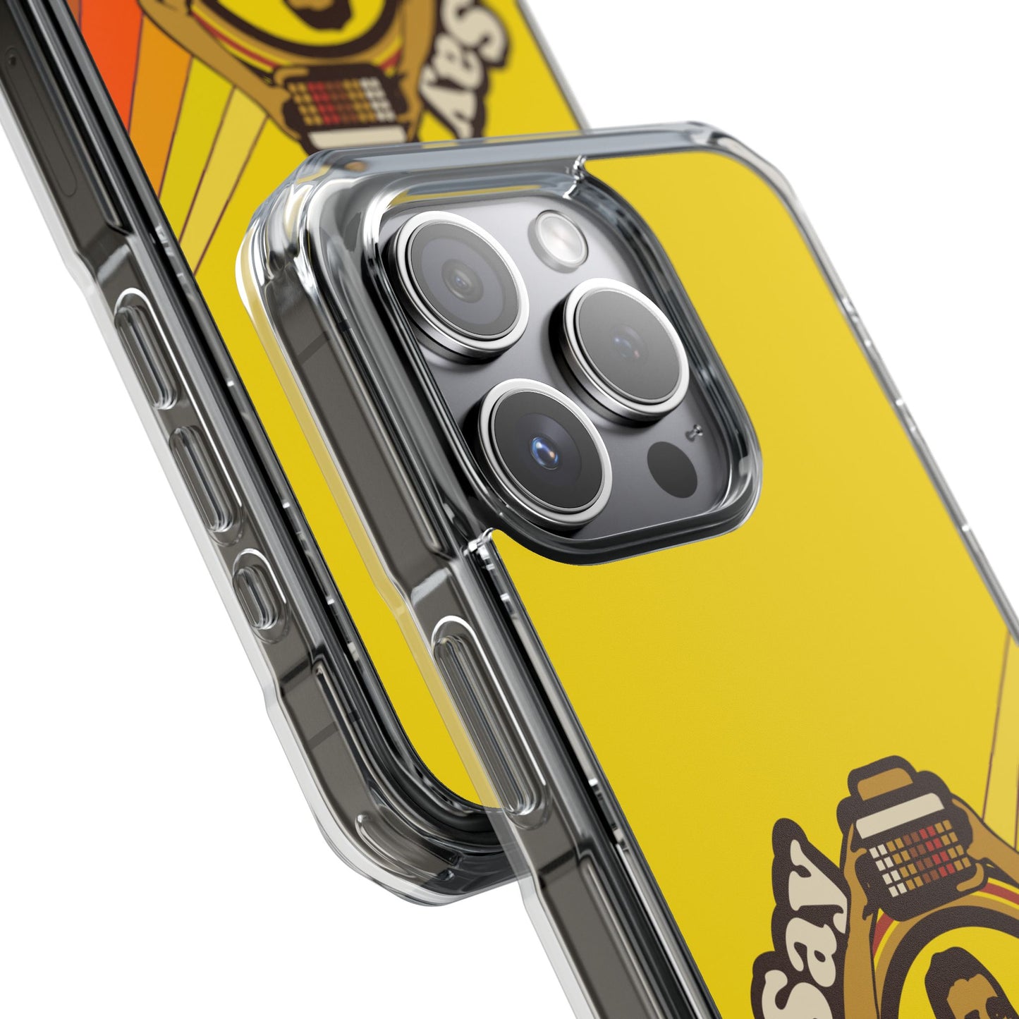 Say Anything - AAC - Lilly's Voice + The AP Life Collab - MagSafe® Clear Impact Case for iPhone