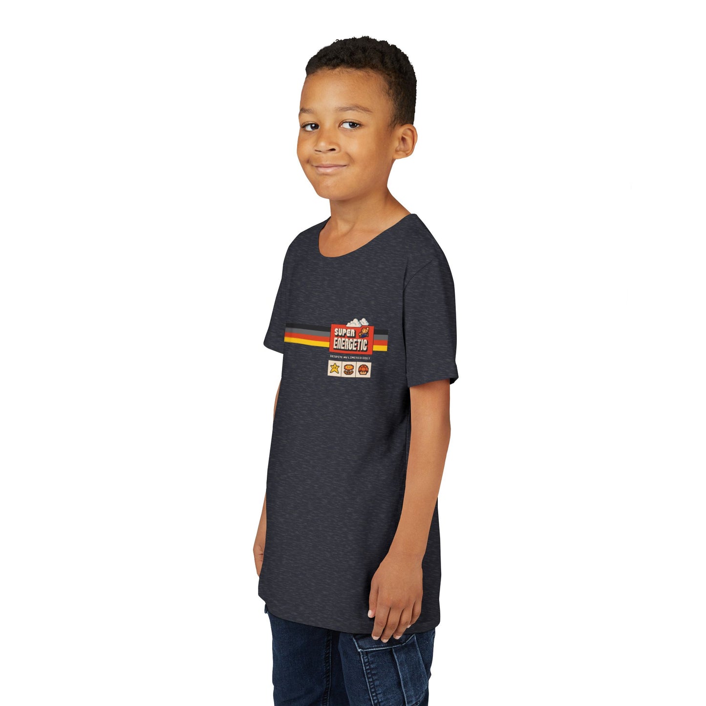Super Energetic - Despite My Limited Diet - Youth Unisex Short Sleeve Tee