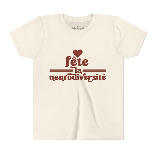 Fête la Neurodiversité Celebrate Neurodiversity - YOUTH Short Sleeve Tee