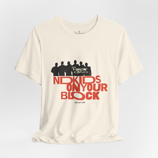 Hangin' Out with the ND Kids on Your Block - Adult Unisex Jersey Tee