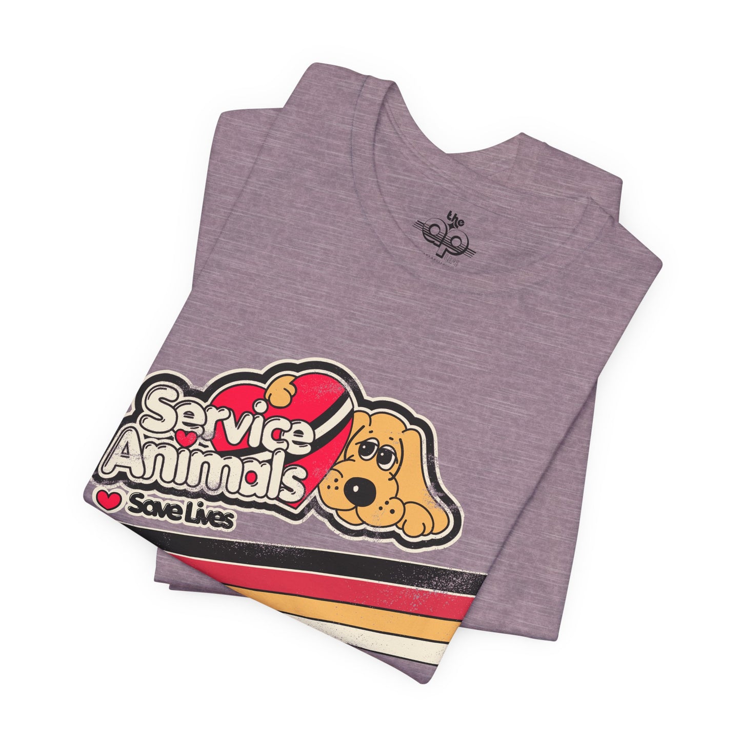 Service Animals Save Lives - Adult Unisex Jersey Short Sleeve Tee