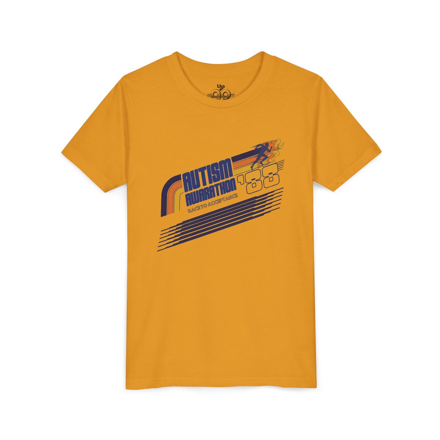 Autism Awarathon - Race to Acceptance - Youth Unisex Short Sleeve Tee