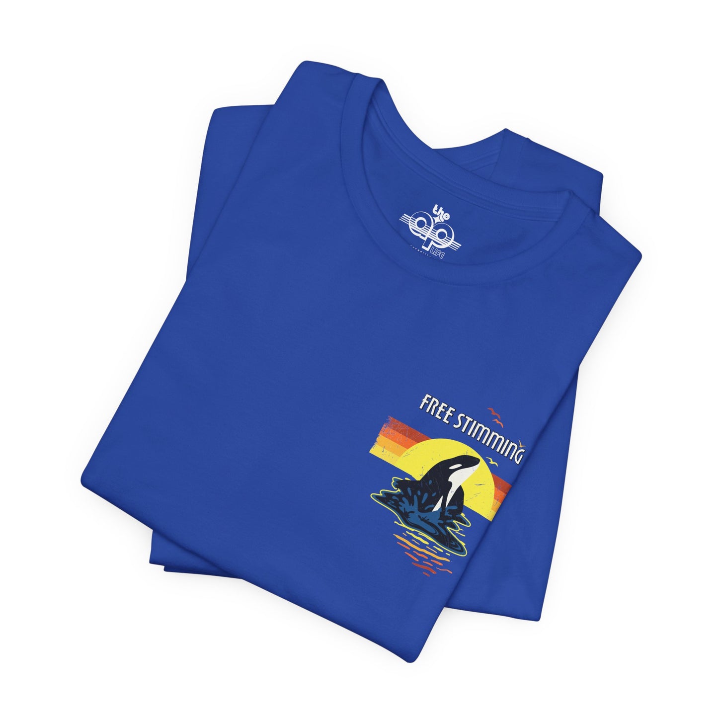 Free Stimming - Orca - Adult Unisex Jersey Short Sleeve Tee