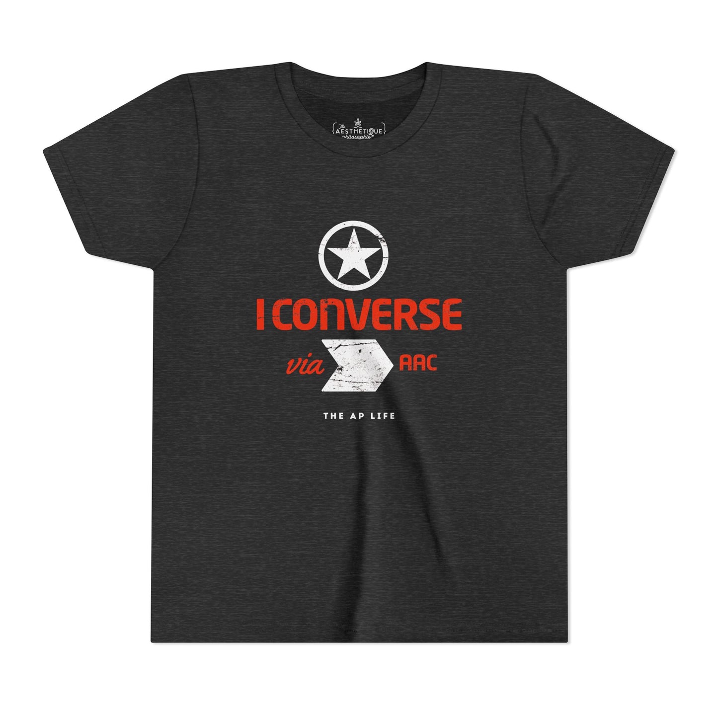 I Converse Via AAC - Youth Unisex Jersey Tee