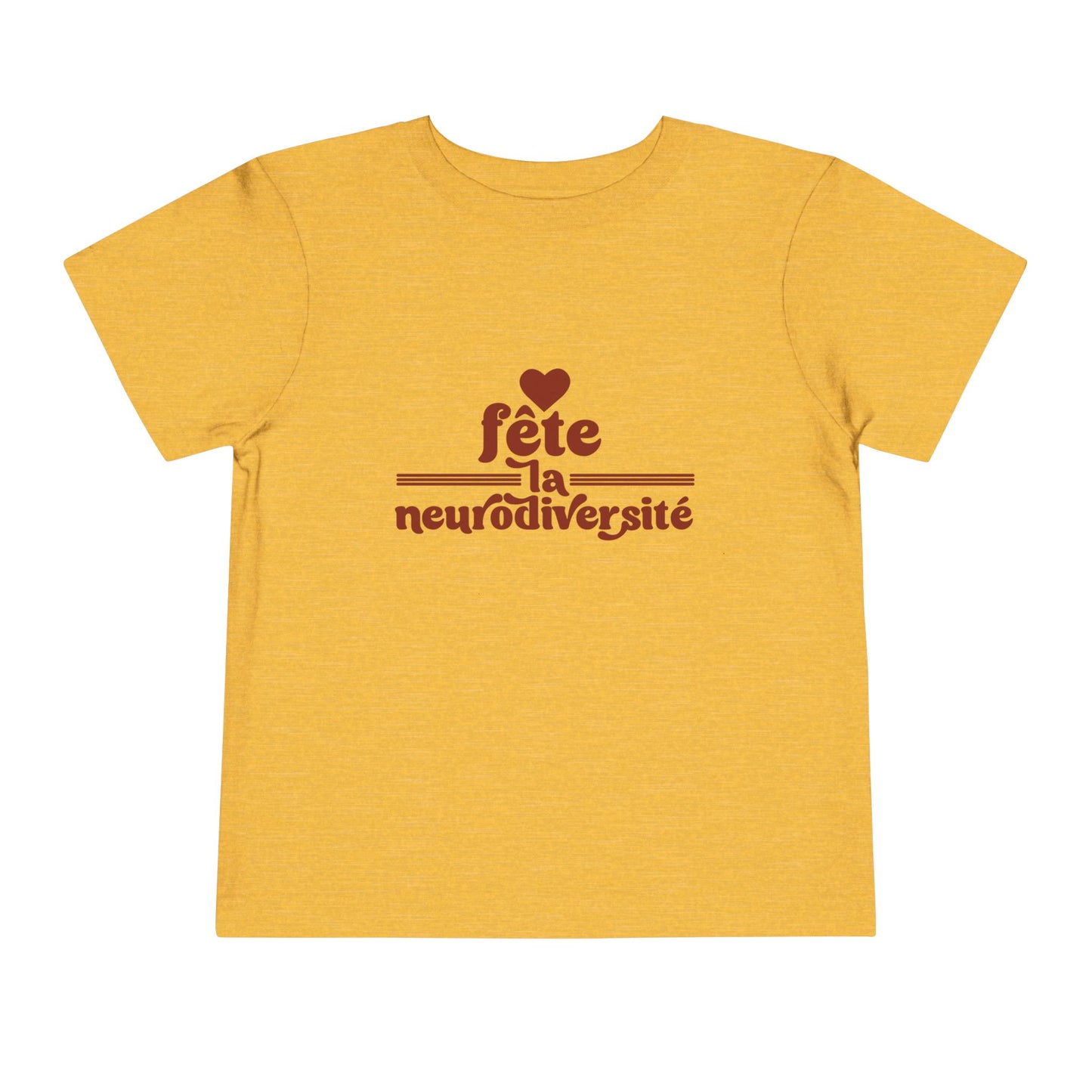 Fête La Neurodiversité Celebrate Neurodiversity - TODDLER Short Sleeve Tee