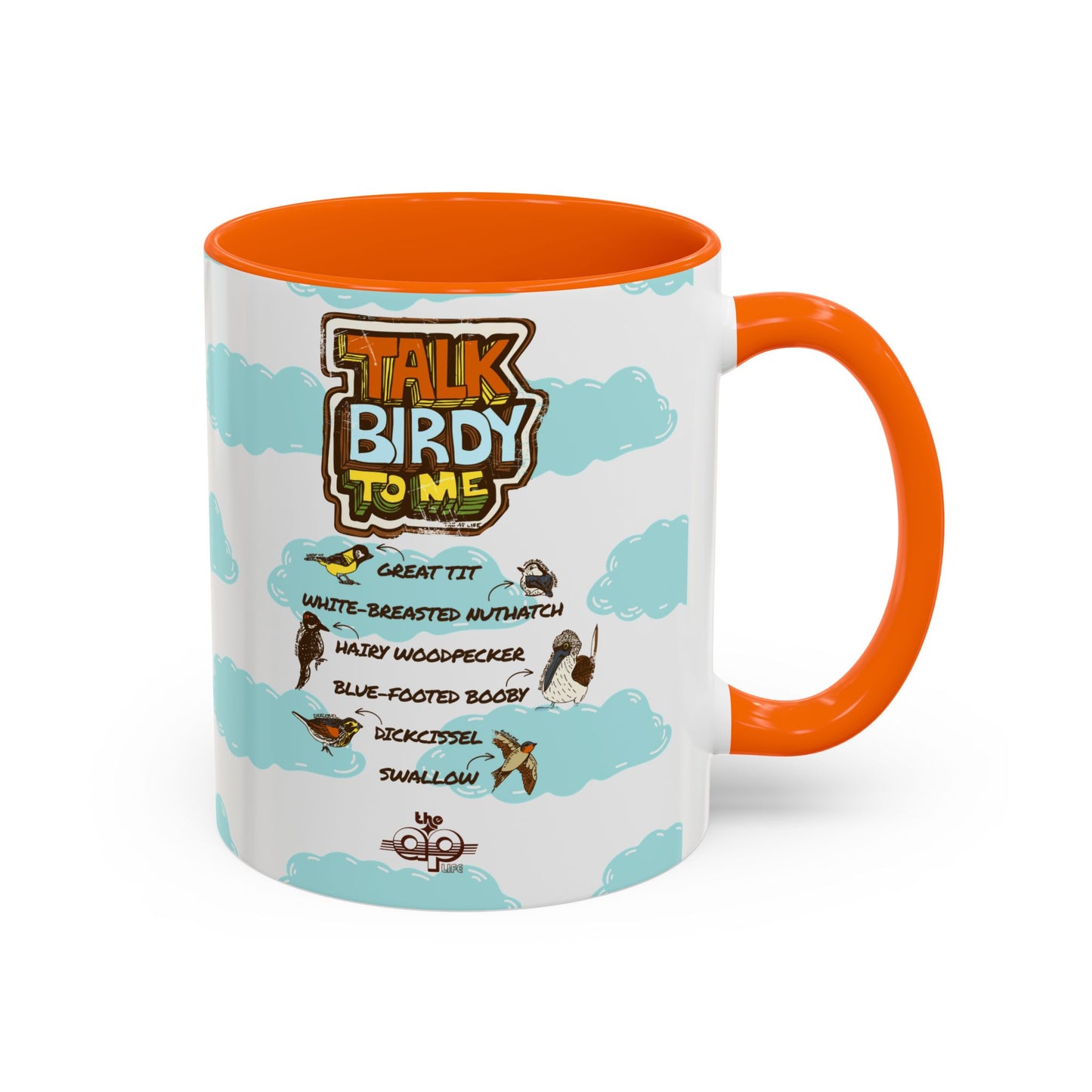 Talk Birdy to Me - Accent Coffee Mug (11, 15oz)