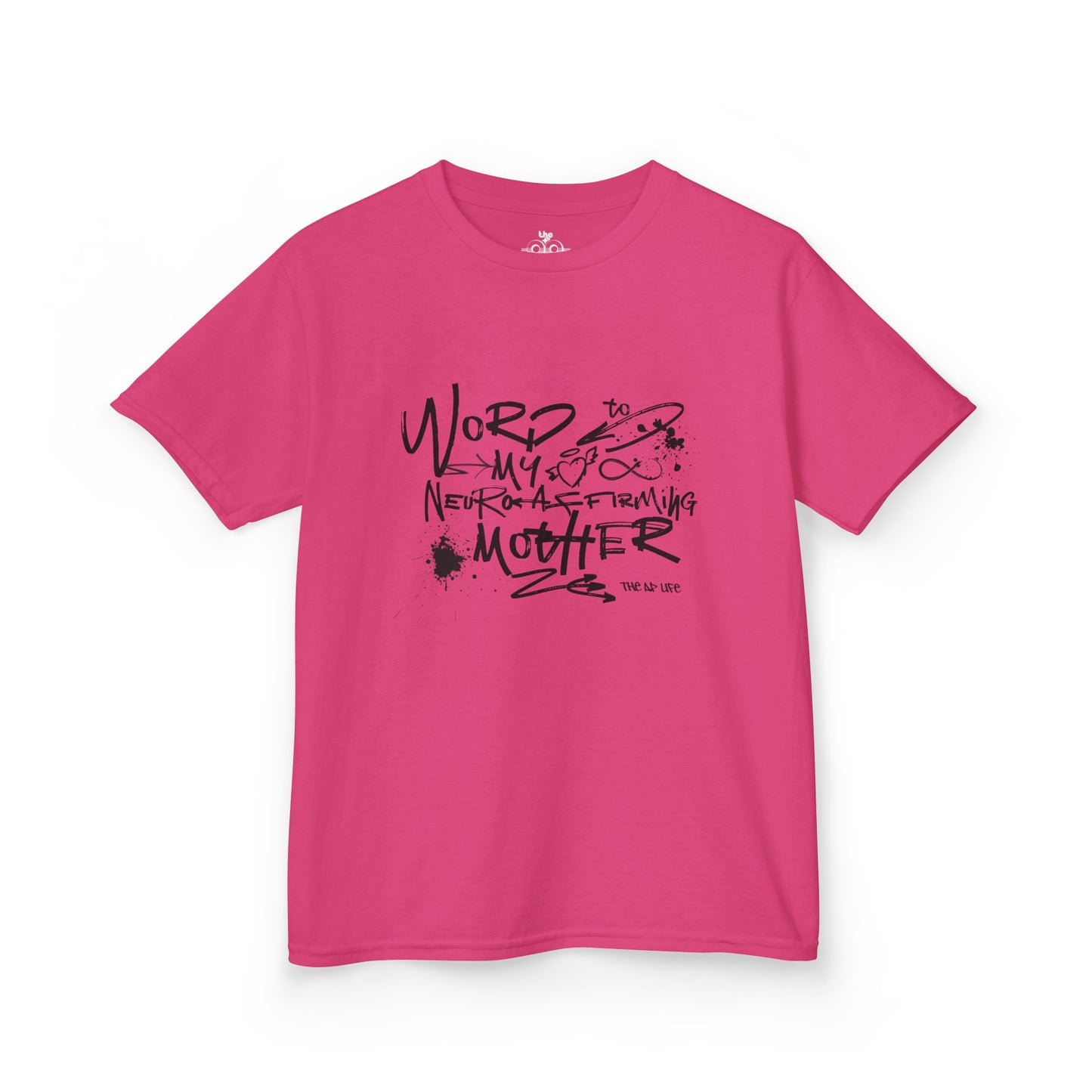 Word to My Neuro-Affirming Mother - Kids Oversized Heavy Cotton™ Tee
