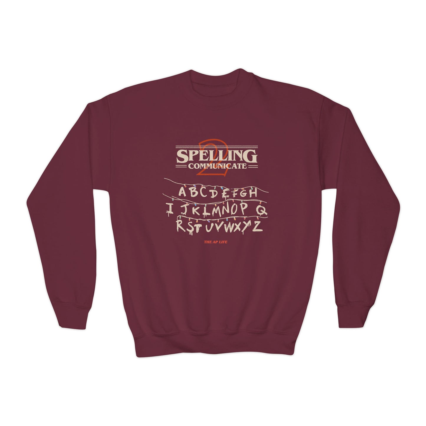 Spelling to Communicate - S2C - Youth Unisex Crewneck Sweatshirt