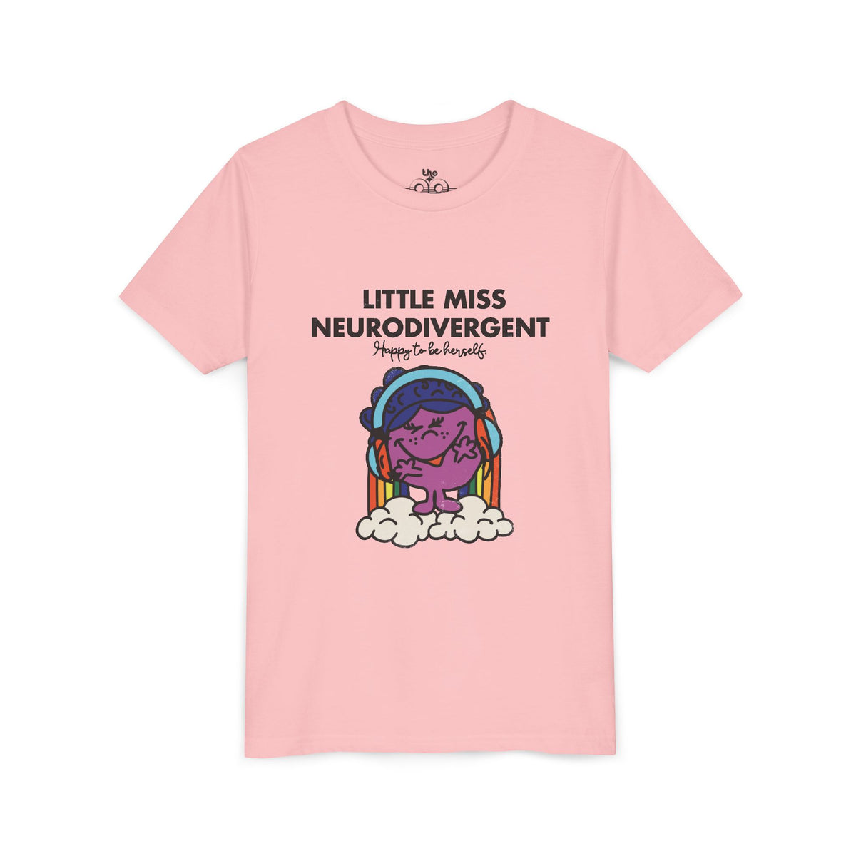 Little Miss Neurodivergent - Unisex Youth Short Sleeve Tee