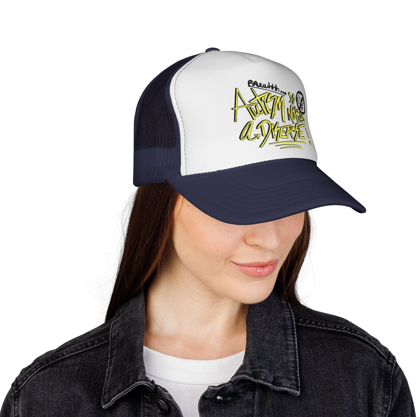 Bruh. Autism is not a Disease - Adult Unisex Trucker Hat