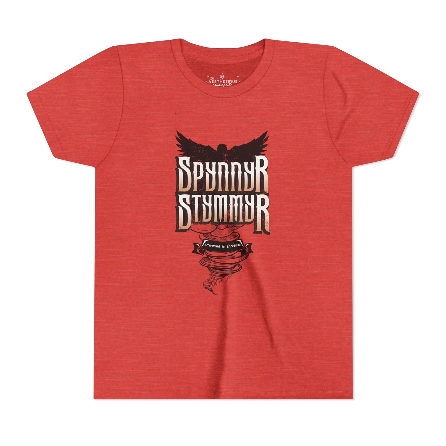 Spynnyr Stymmyer - Stimming is Freedom - Youth Unisex Jersey Tee