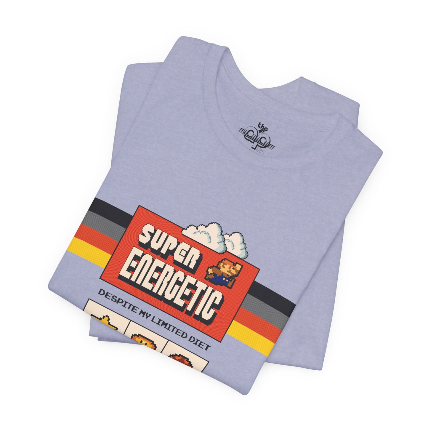 Super Energetic, Despite My Limited Diet - Adult Unisex Jersey Short Sleeve Tee