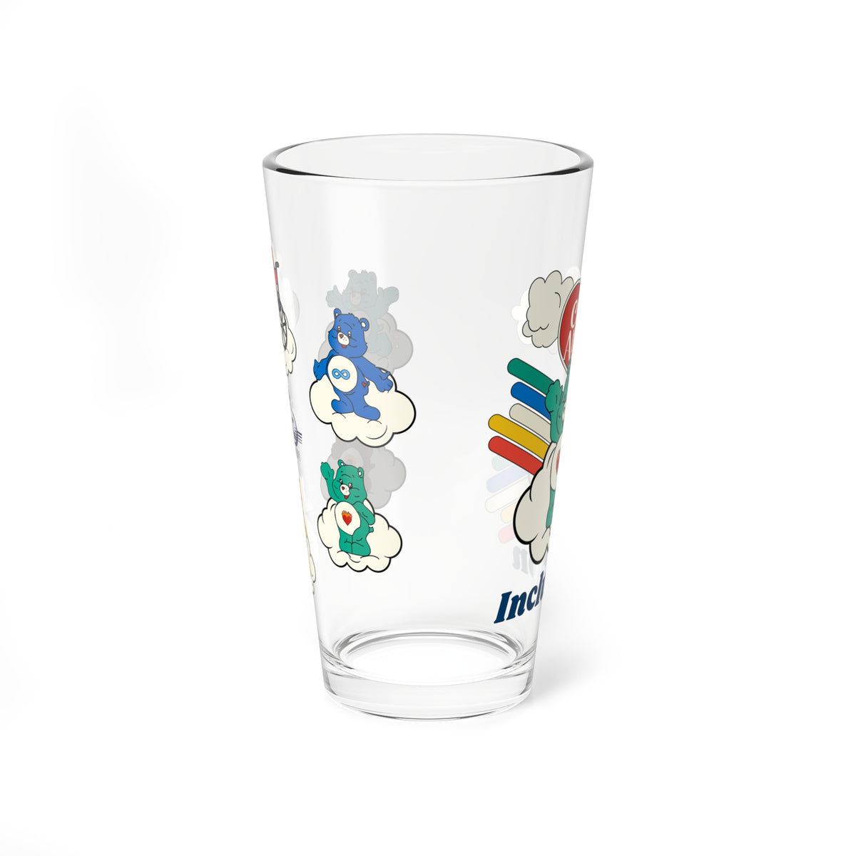 Care About Inclusion - Drinking Glass, 16oz
