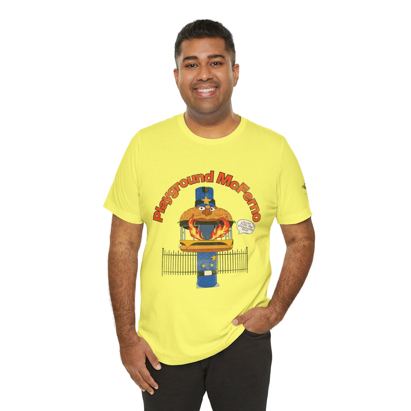 Playground McFerno - Lovin' From the Playground Oven - Adult Unisex Jersey Short Sleeve Tee