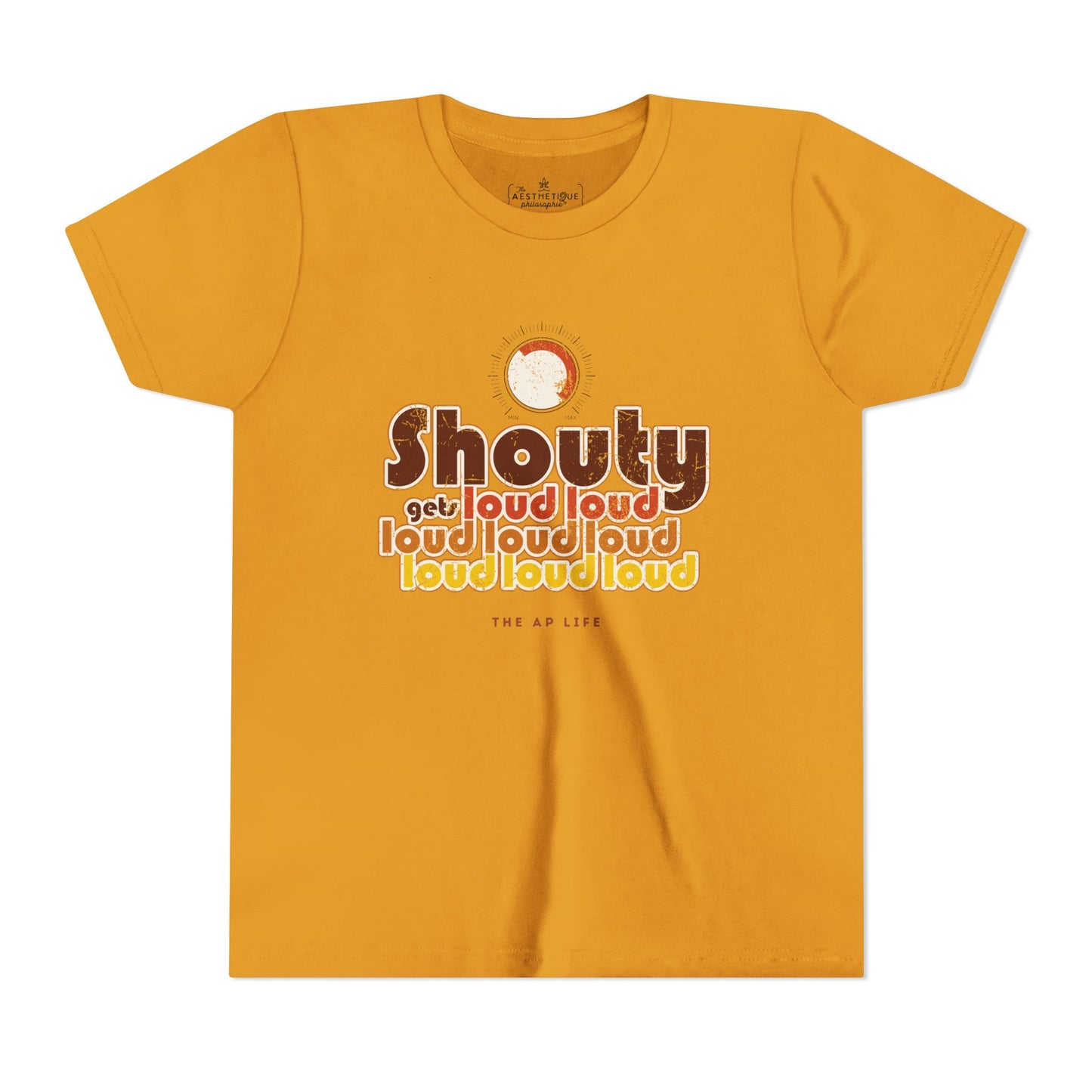 Shouty Gets Loud - Youth Unisex Jersey Tee