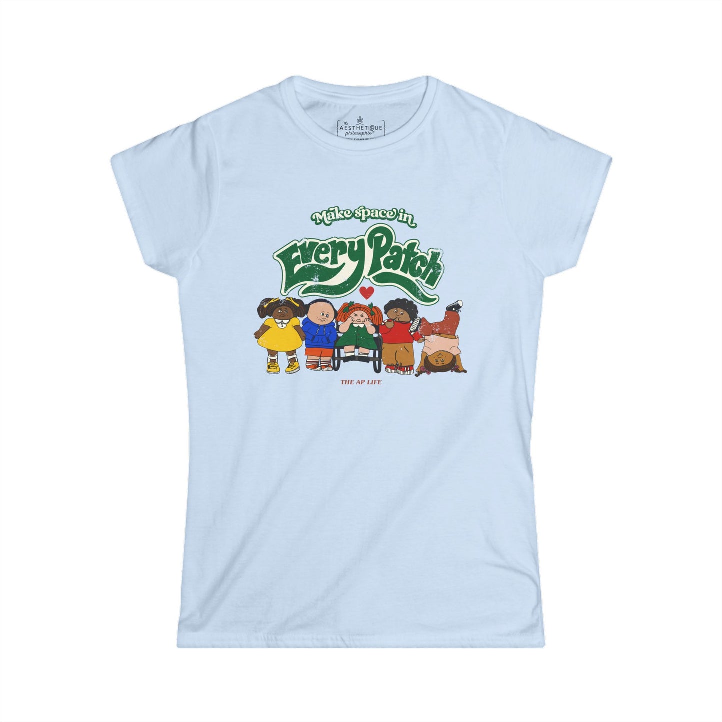 Make Space in Every Patch - Inclusion Matters - Women's Softstyle Semi-Fitted Tee