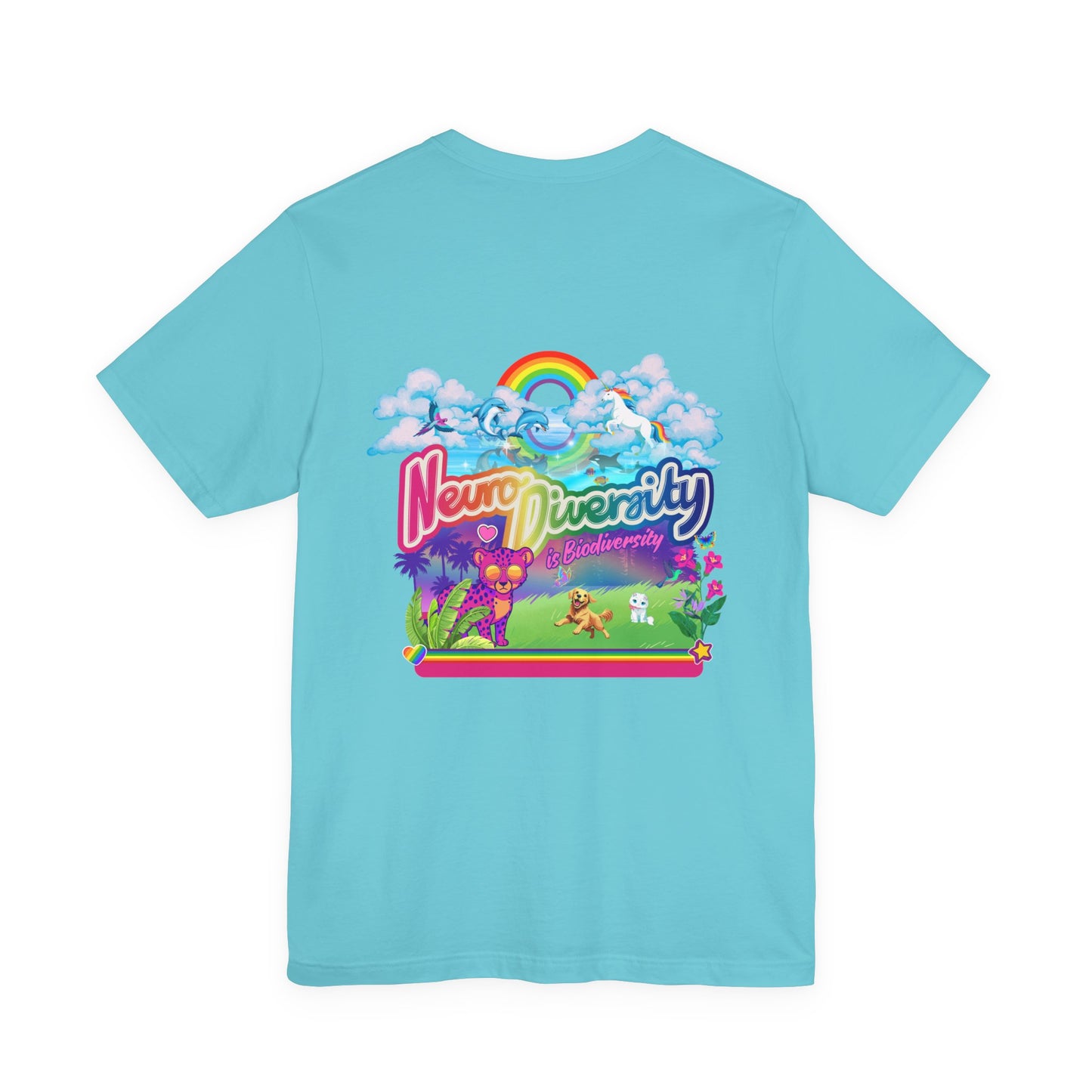 Neurodiversity is Biodiversity - Adult Unisex Jersey Short Sleeve Tee