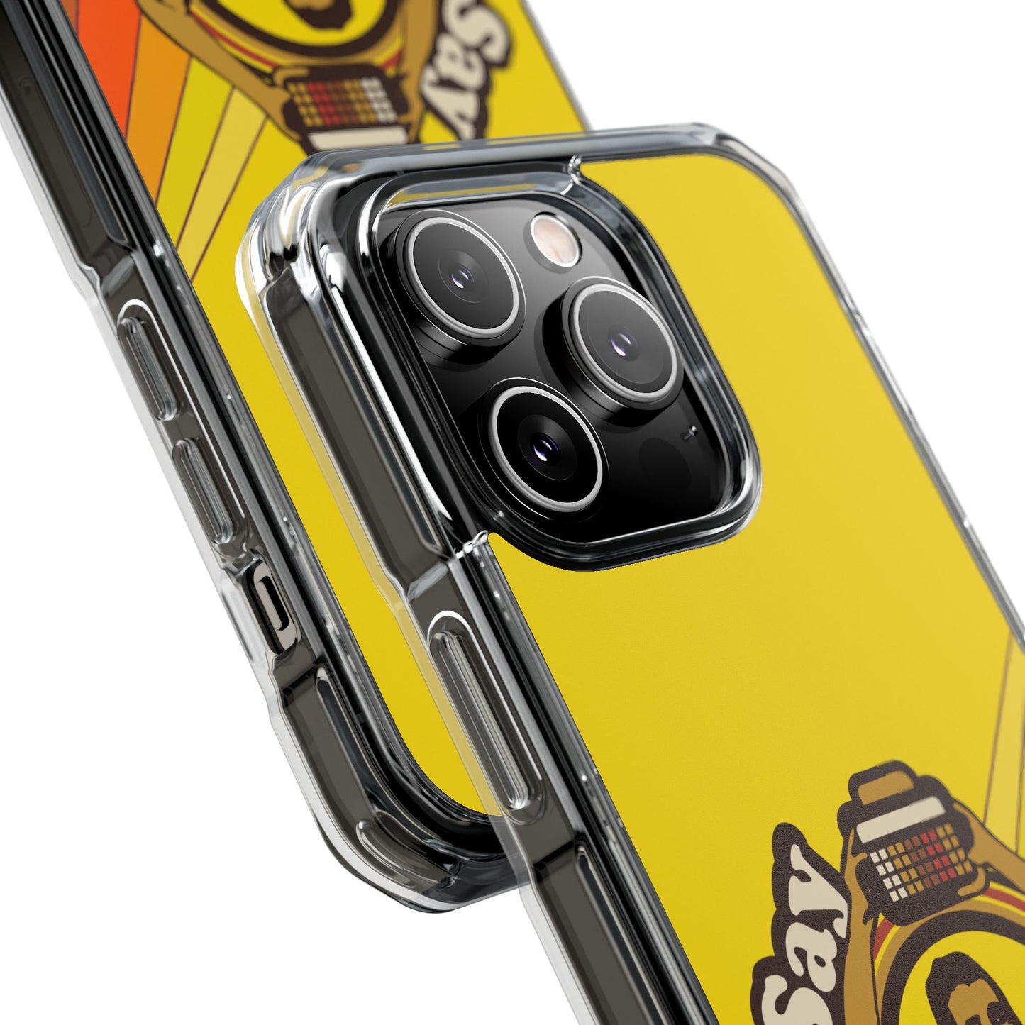 Say Anything - AAC - Lilly's Voice + The AP Life Collab - MagSafe® Clear Impact Case for iPhone