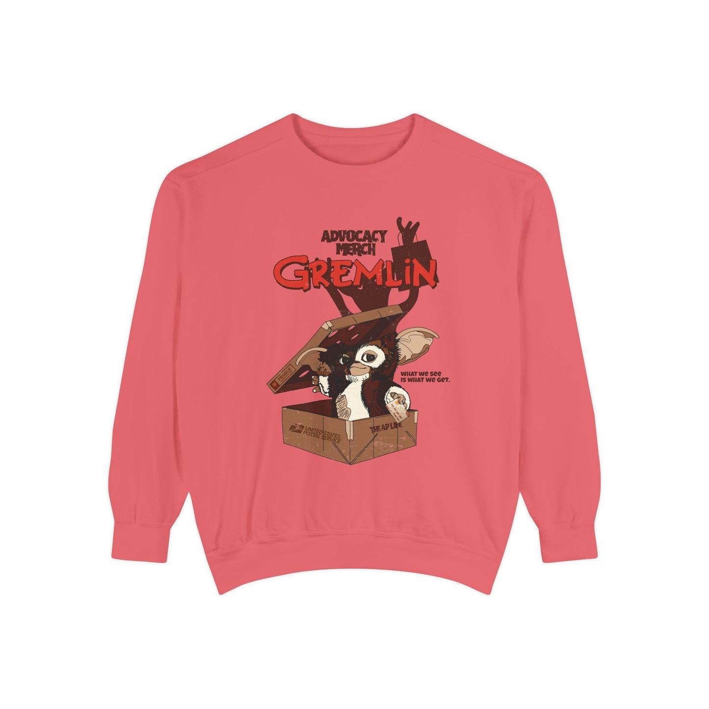 Advocacy Merch Gremlin - Adult Unisex Garment-Dyed Sweatshirt