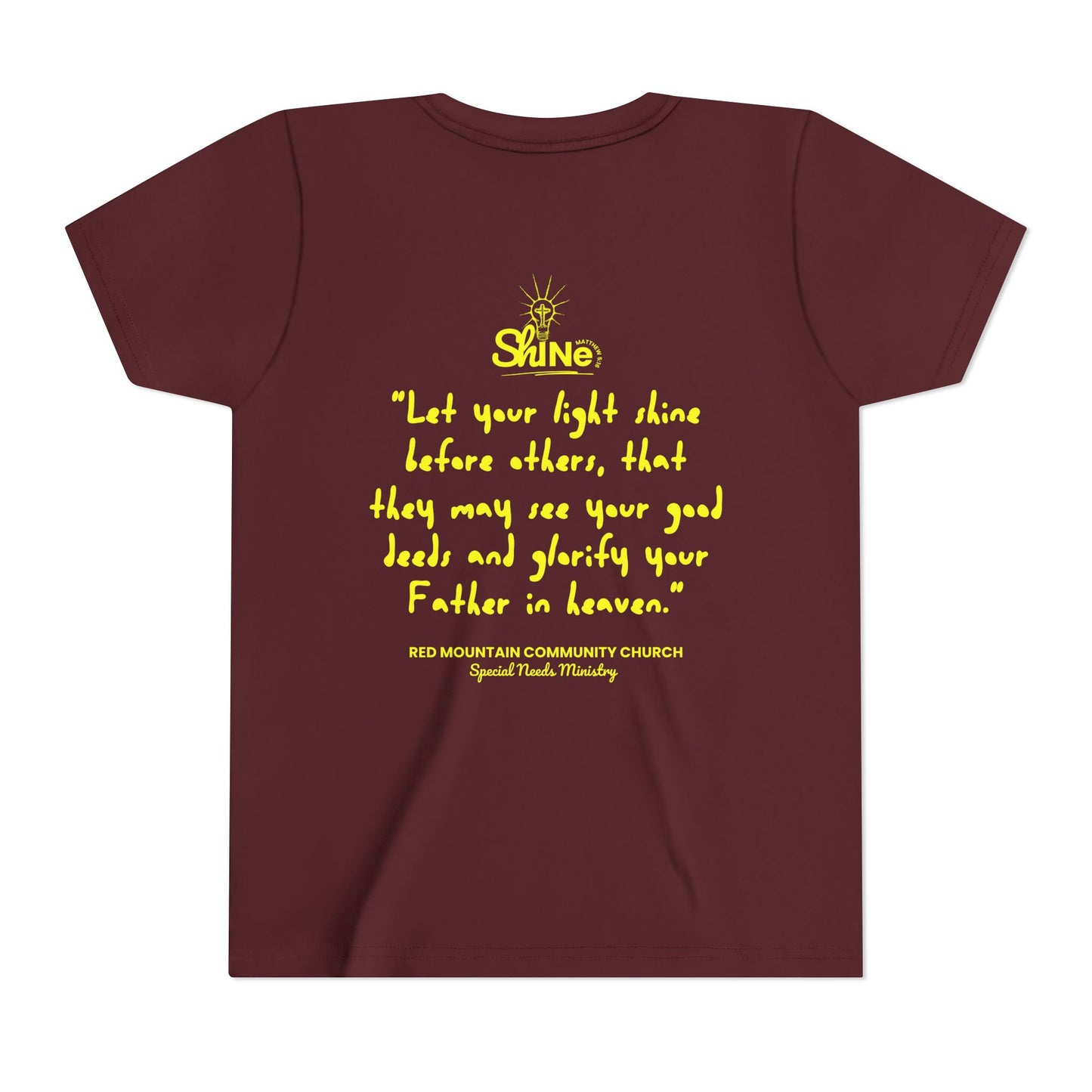 RMCC Shine Youth Unisex Short Sleeve Tee