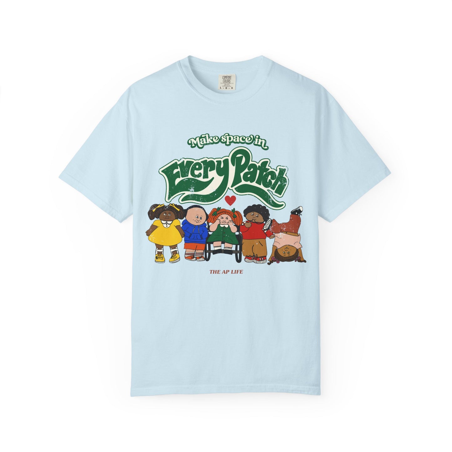 Make Space in Every Patch - Inclusion Matters - Unisex Garment-Dyed T-shirt