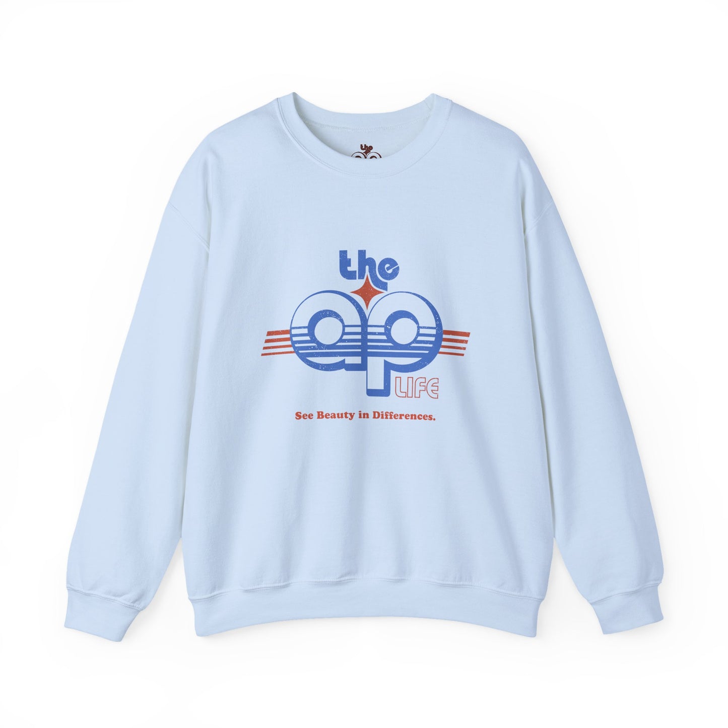 The AP Life - See Beauty in Differences - Adult Unisex Heavy Blend™ Crewneck Sweatshirt