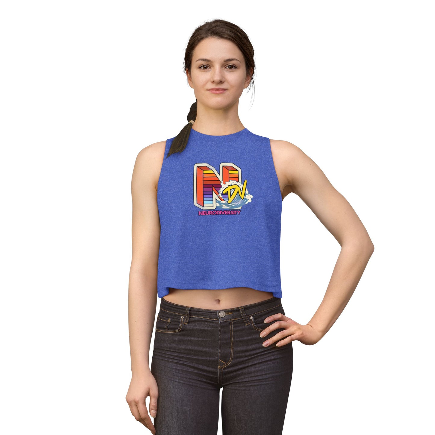 NDV - Neurodiversity - Women's Cropped Tank Top