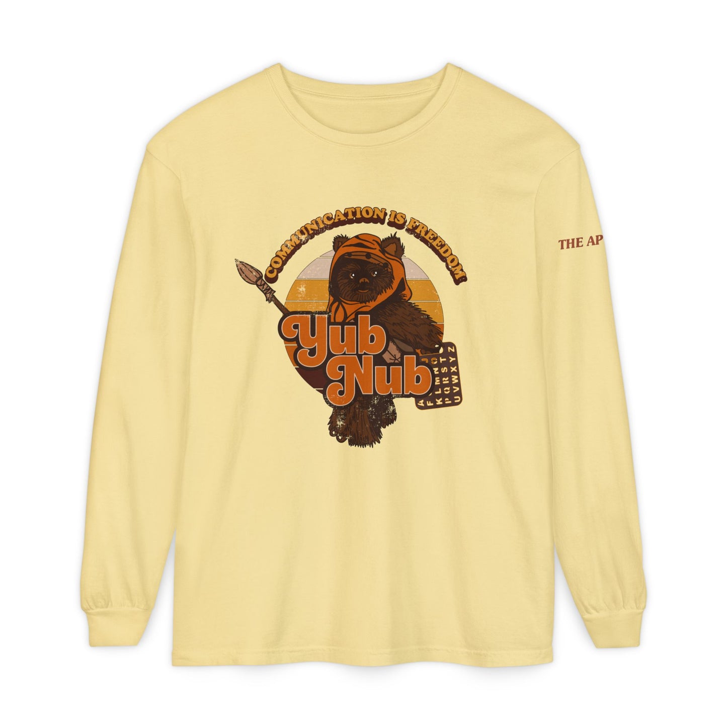 Communication is Freedom - Yub Nub - S2C - Adult Unisex Garment-dyed Long Sleeve T-Shirt