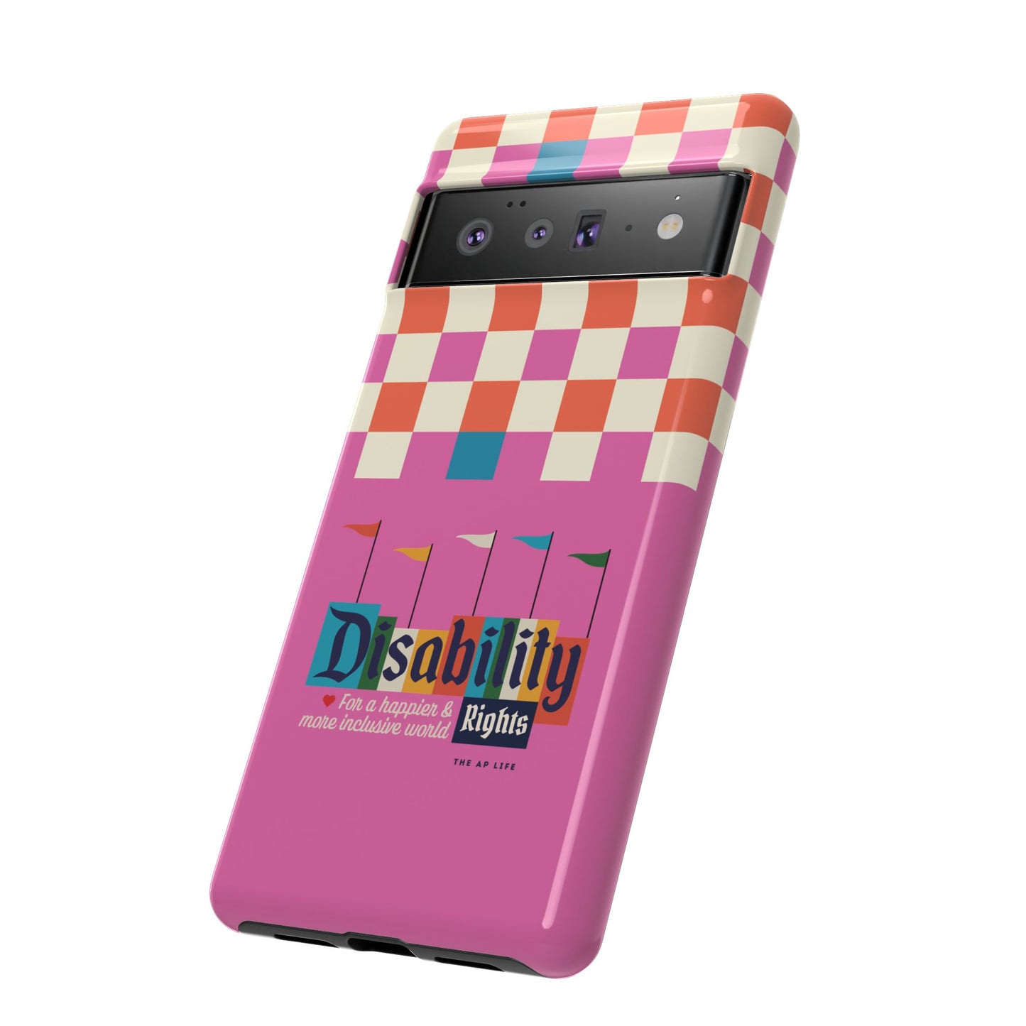 Disability Rights for a Happier & More Inclusive World - Android Phone Case for Google Pixel & Samsung Phones