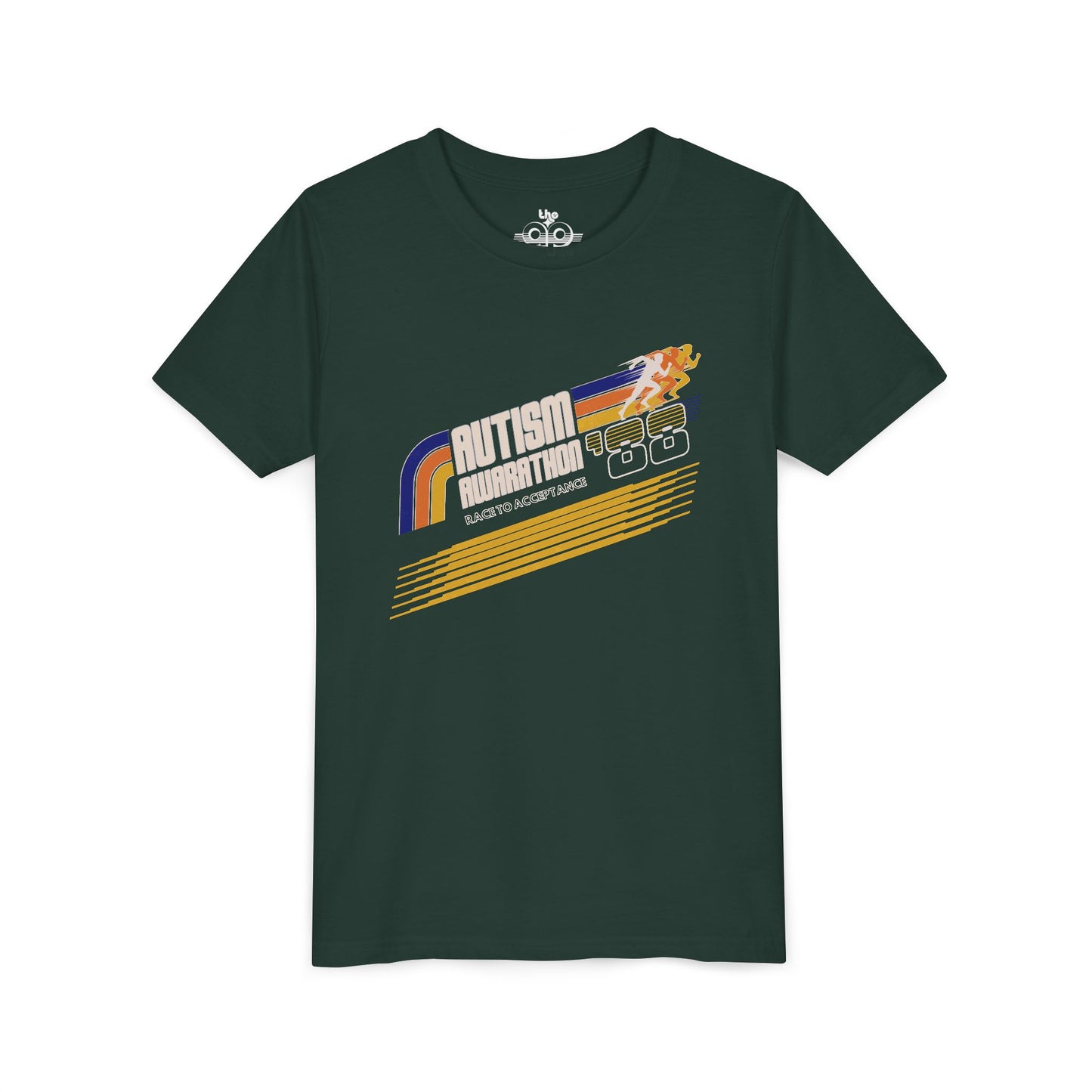 Autism Awarathon - Race to Acceptance - Youth Unisex Short Sleeve Tee