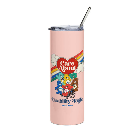 Care About Disability Rights - Stainless Steel Tumbler, 20oz