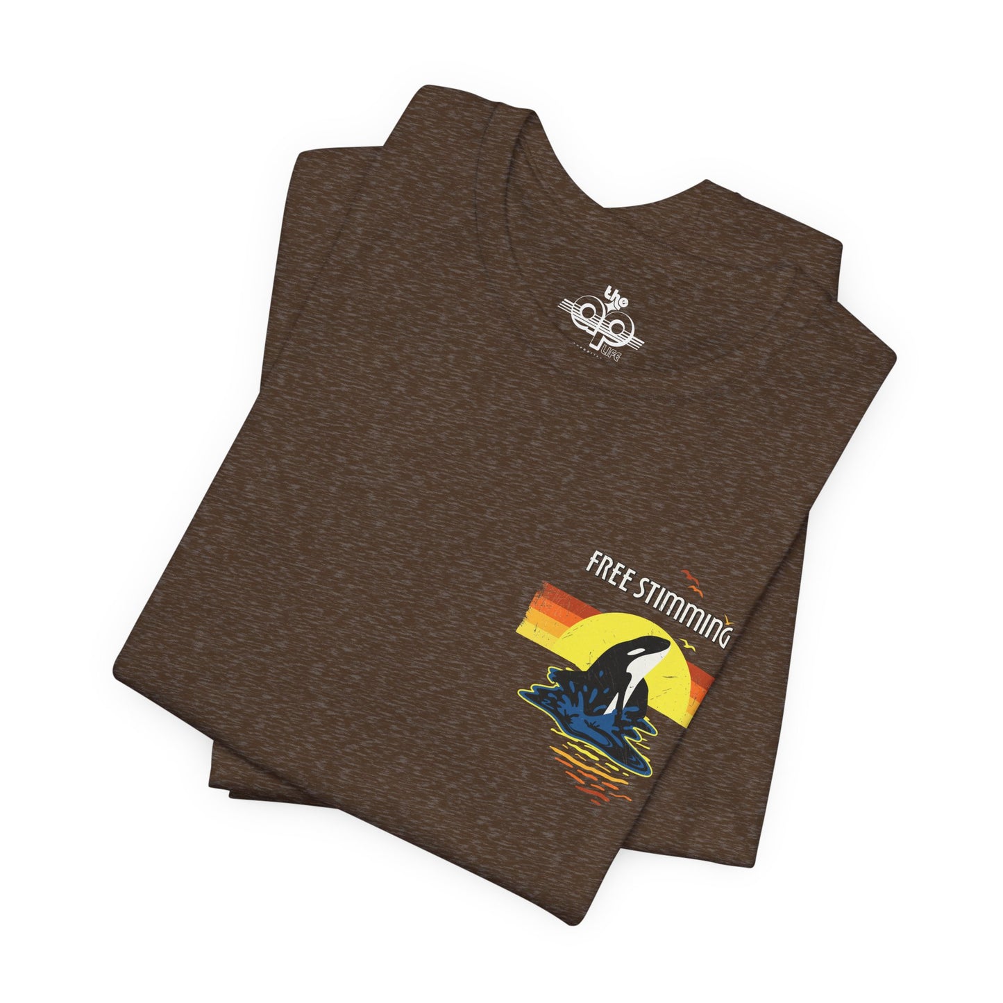 Free Stimming - Orca - Adult Unisex Jersey Short Sleeve Tee