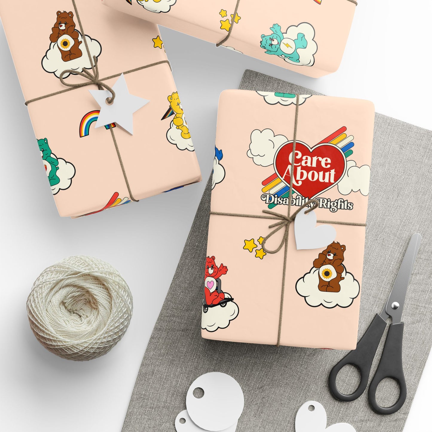 Care About Disability Rights - Wrapping Paper