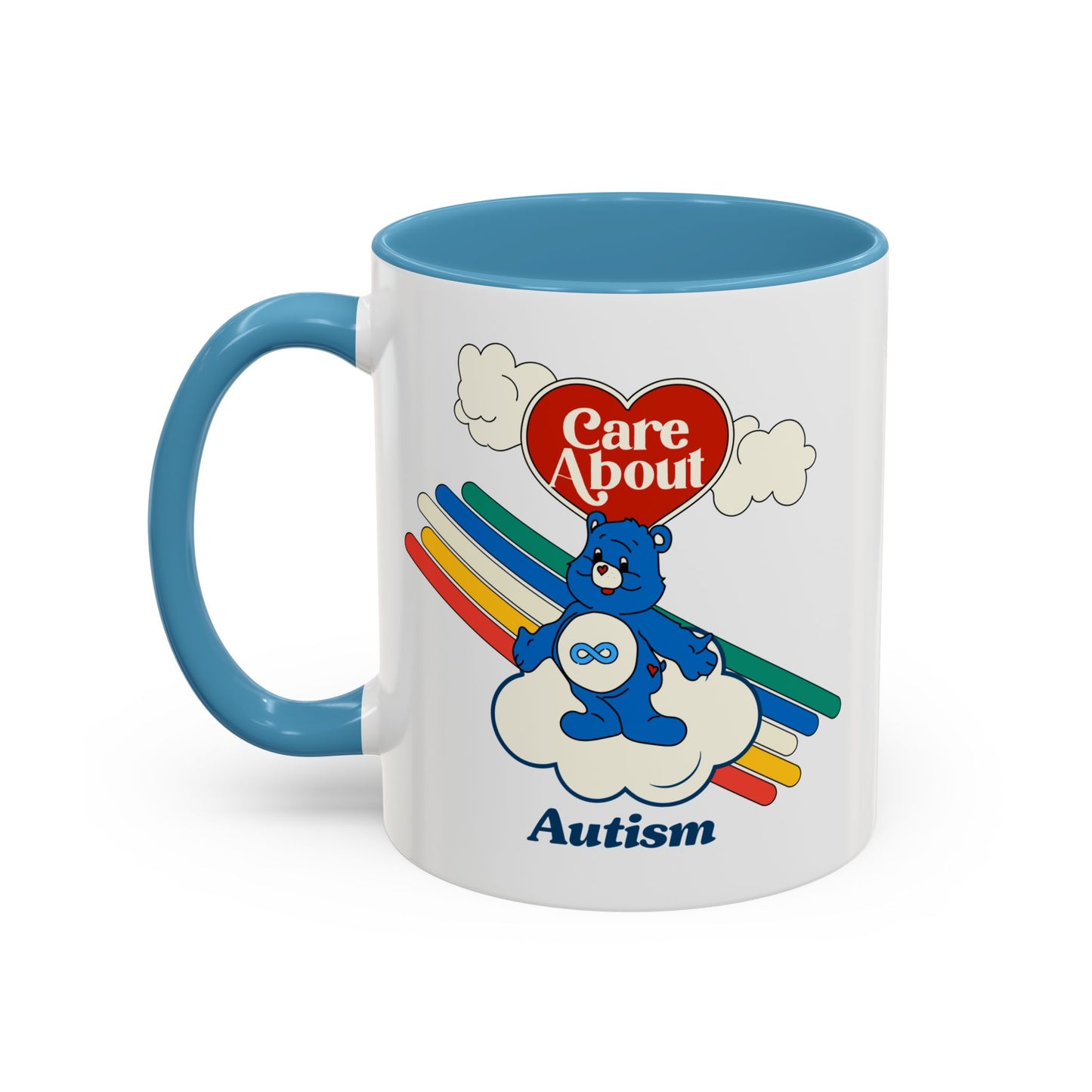 Care About Autism - Disability Rights - Accent Coffee Mug (11, 15oz)
