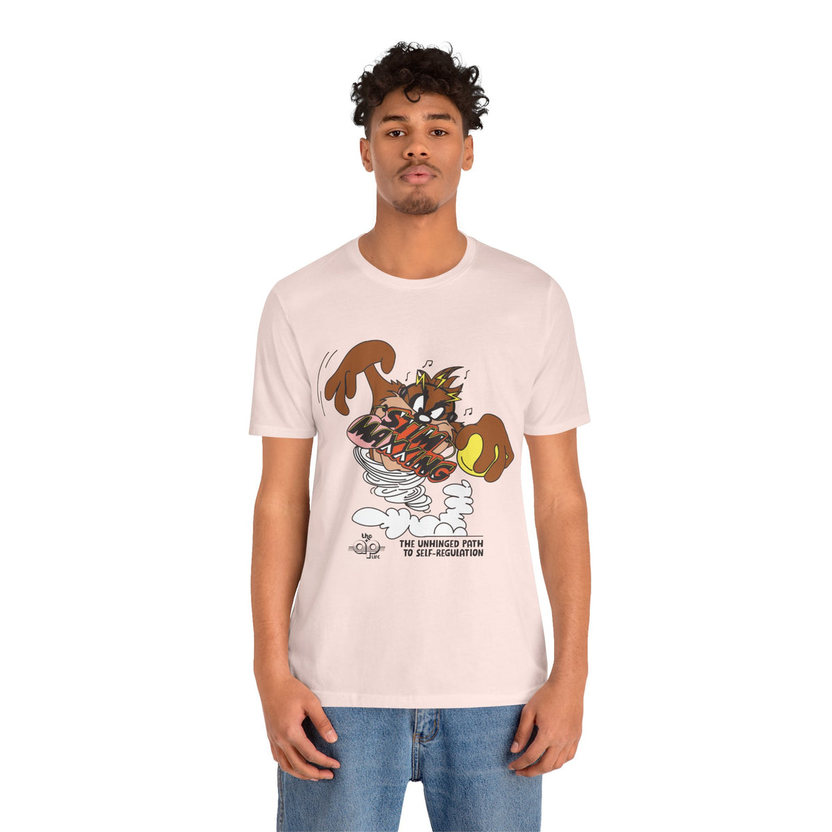 Stim Maxxing - The Unhinged Path to Self-Regulation - Adult Unisex Jersey Short Sleeve Tee