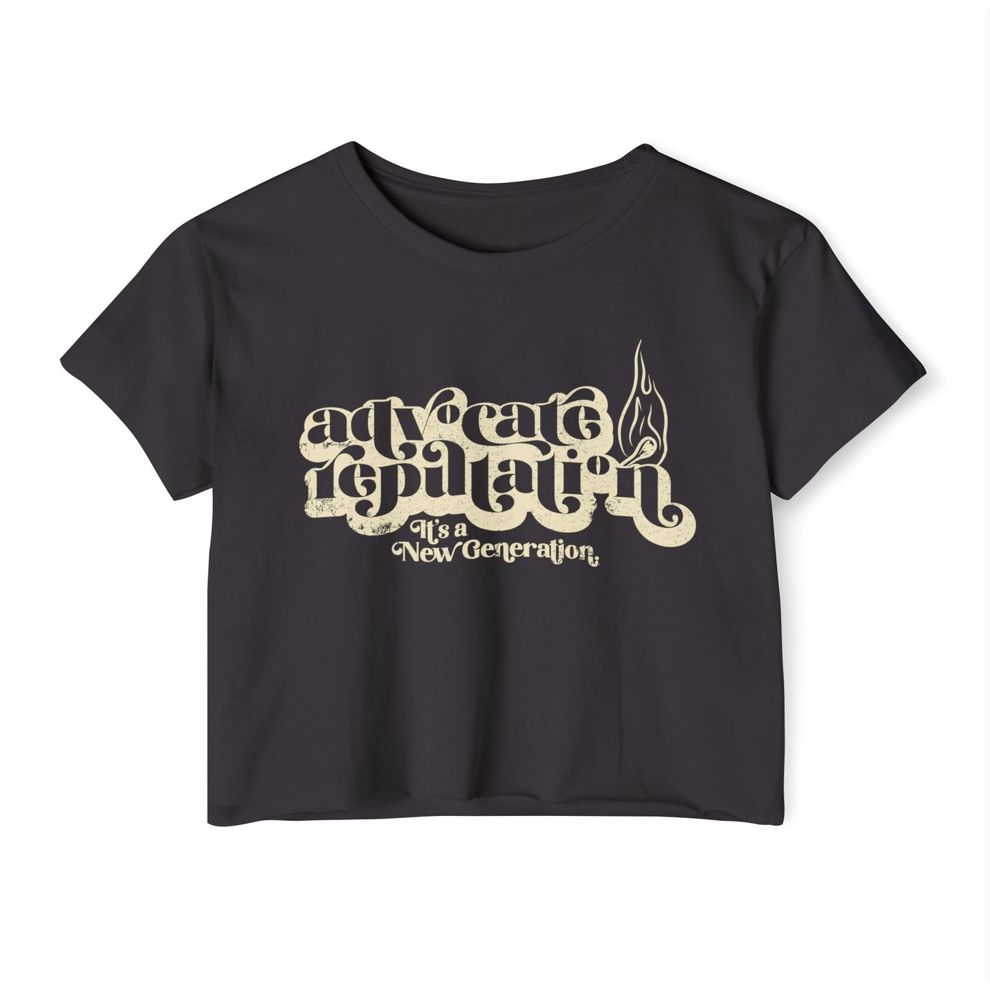 Advocate Reputation - It's a New Generation - Women's Crop Top Tee