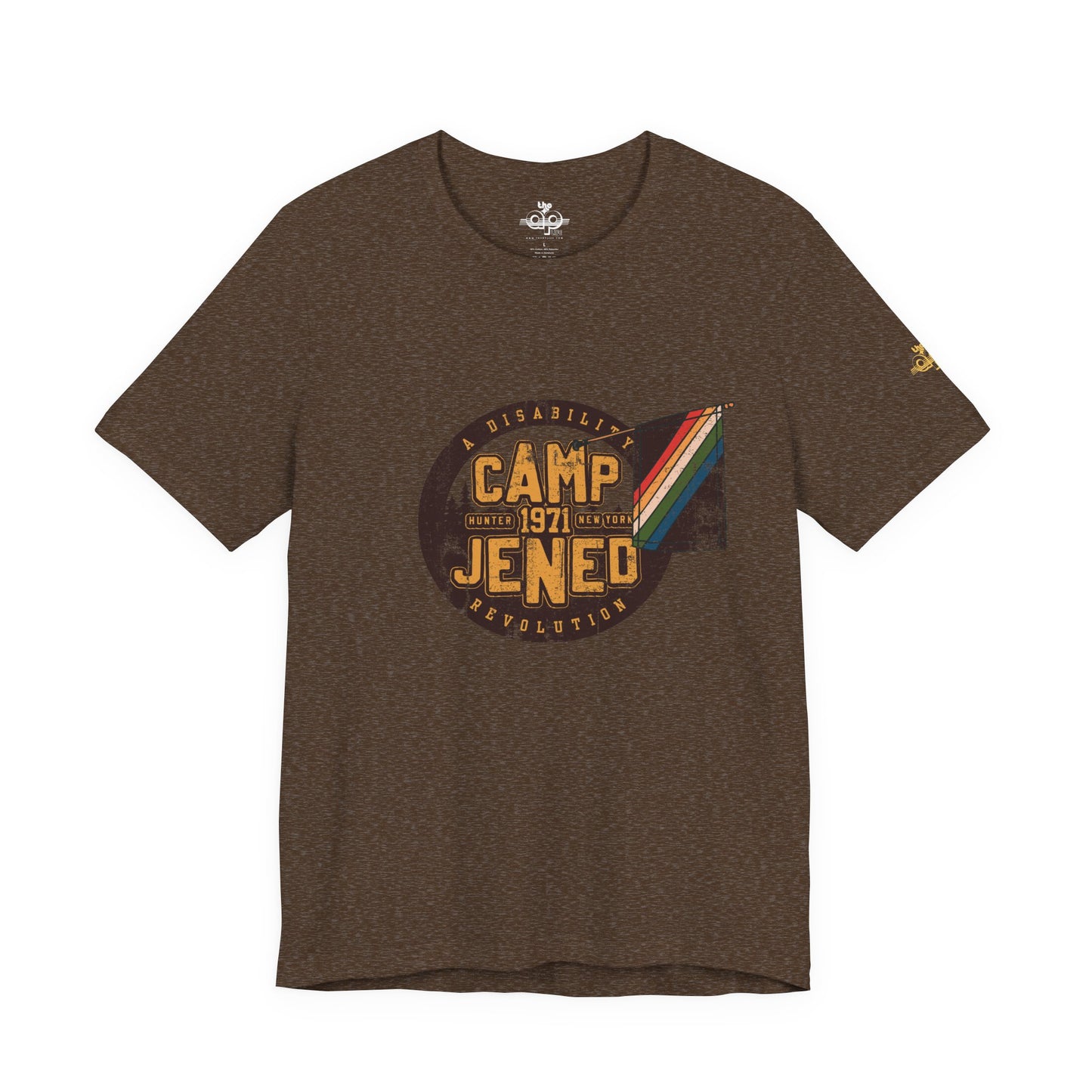 Camp Jened 1971 - A Disability Revolution - Adult Unisex Jersey Short Sleeve Tee